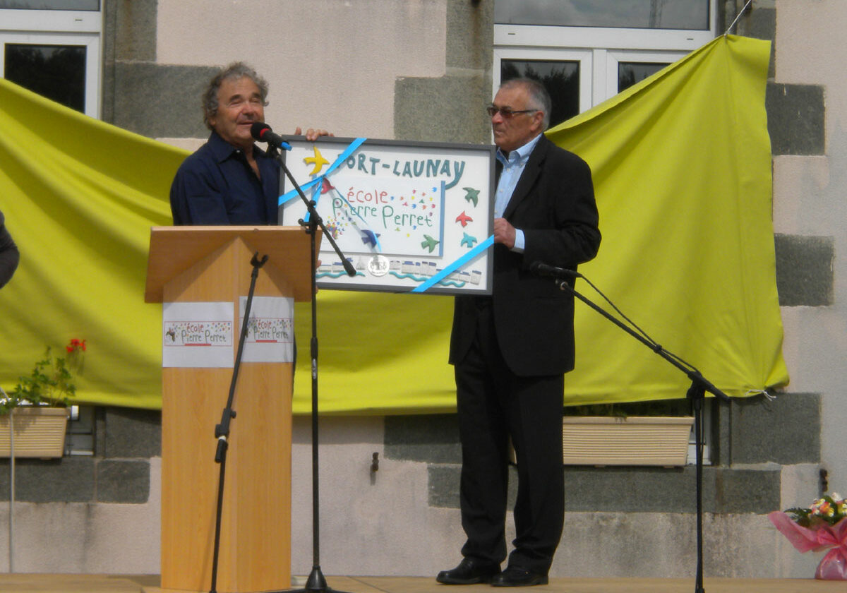 Inauguration école pierre perret